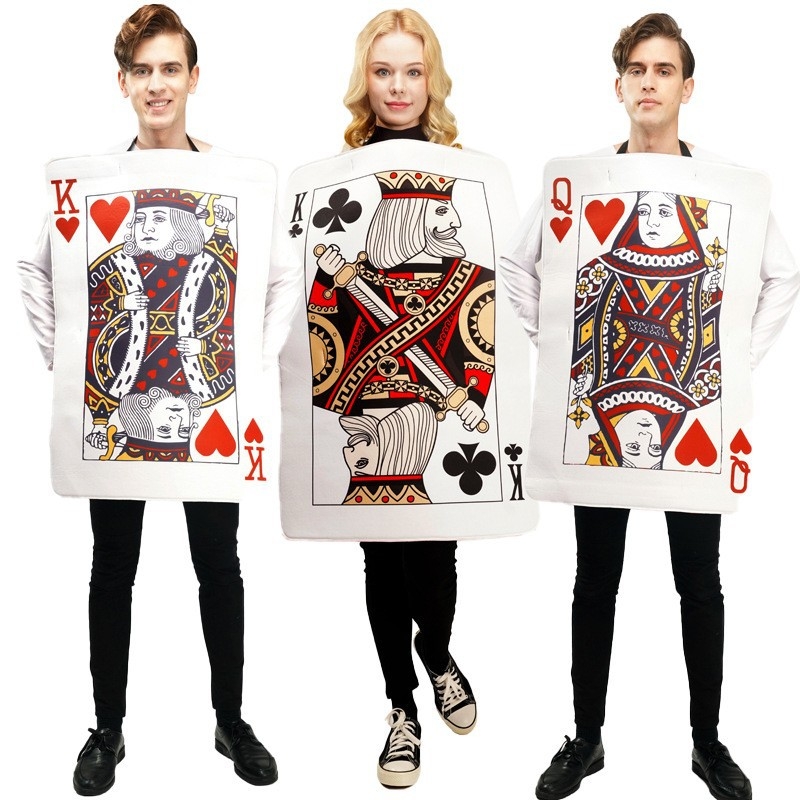 Maskirno odijelo Kralj Pik - Unisex Scena Rekviziti, Poliester tkanina, Jesen 2023