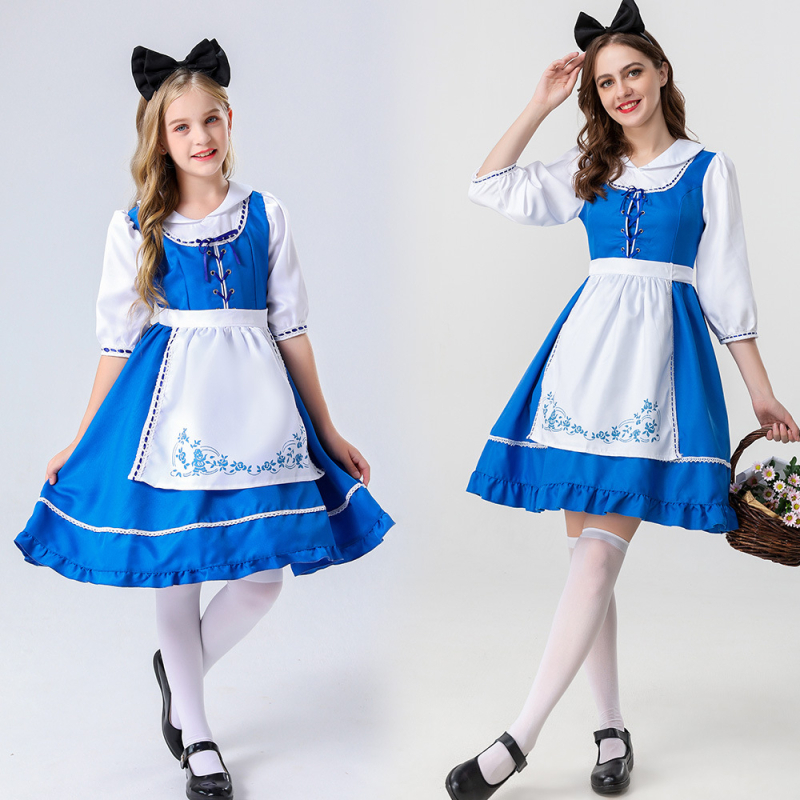 Gyerekek szolgálóruhája - Pastoris színpadi jelmez, Anyag: pamutkeverék, Fő anyag: poliészter 90%, Tavasz 2024