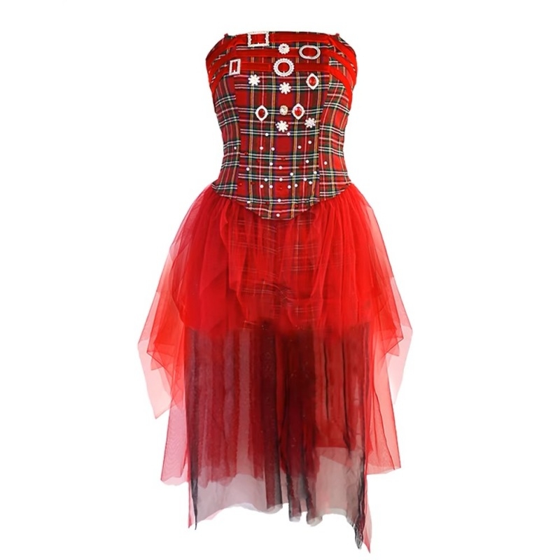 Jazz plesni kostim s tutu suknjom - Chenille, Spandex, 50-70% osnovni materijal, Unisex folklorni plesni kostim, proljeće 2025