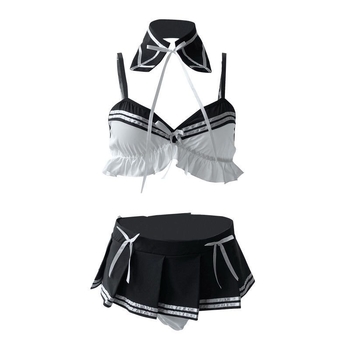 Kostim za plesnu izvedbu s plisiranom suknjom JK stila (Unisex; Materijal: Spandeks; Sezona: jesen 2024; Pogodno za dob 35–39; Sadržaj materijala: <30%)