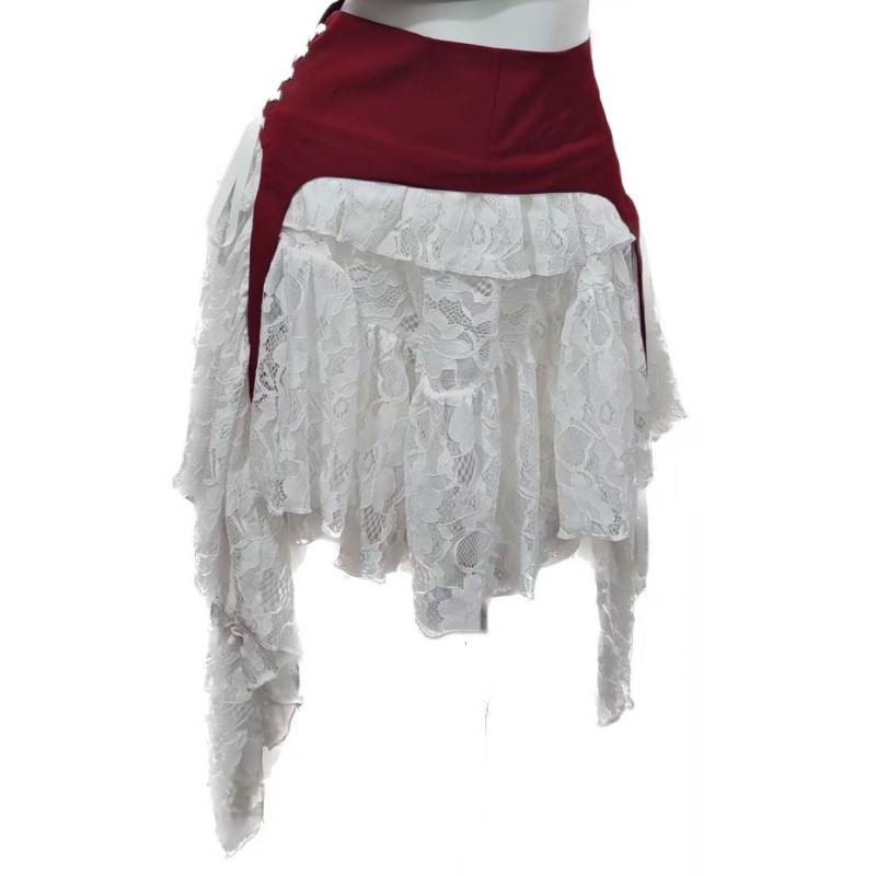 Coachella-inspired Jazz Dance Outfit Set — Vestă din piele de crocodil + fustă asimetrică, material Milk Silk; Poliester ≤30%, Spandex ≤30%; Confecționare: colaj/ cusături; Stil urban