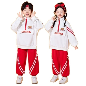 Dječji kostimi za cheerleading za školsko otvorenje – unisex, Maple View, glavni materijal: Drugo; Spandex 30–50%, proljeće 2025
