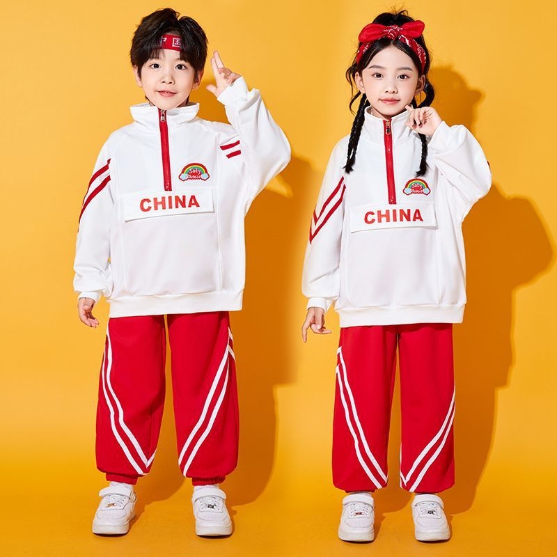 Dječji kostimi za cheerleading za školsko otvorenje – unisex, Maple View, glavni materijal: Drugo; Spandex 30–50%, proljeće 2025