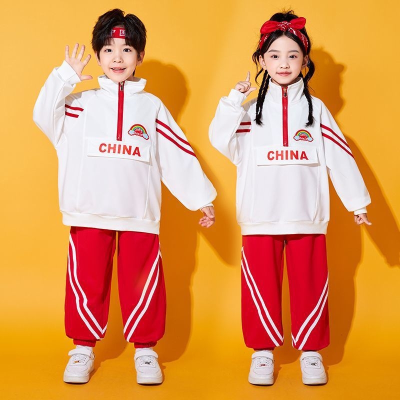 Dječji kostimi za cheerleading za školsko otvorenje – unisex, Maple View, glavni materijal: Drugo; Spandex 30–50%, proljeće 2025