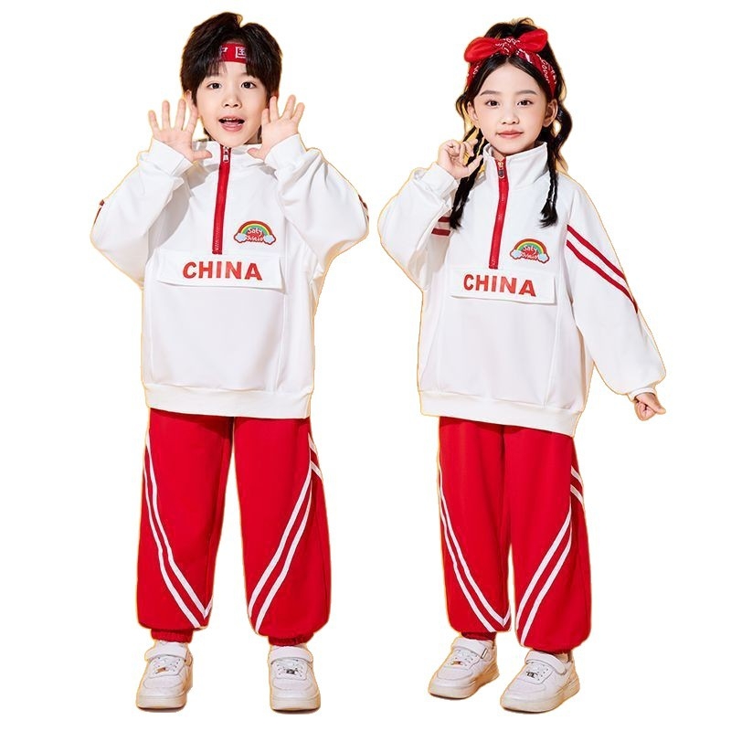 Dječji kostimi za cheerleading za školsko otvorenje – unisex, Maple View, glavni materijal: Drugo; Spandex 30–50%, proljeće 2025
