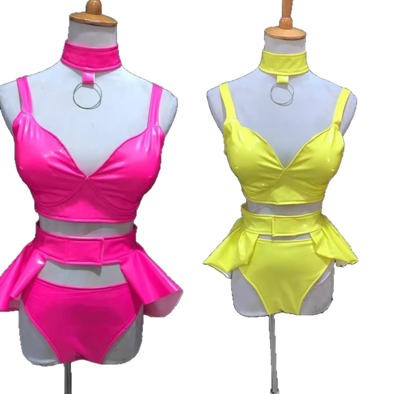 Scenski kostim za folklorni ples od chenille-spandex tkanine, elastičan izgled kože, unisex (Tkanina: Chenille; Glavni materijal: Spandex; Sadržaj: 90–95%; Prigoda: Folklorni ples)