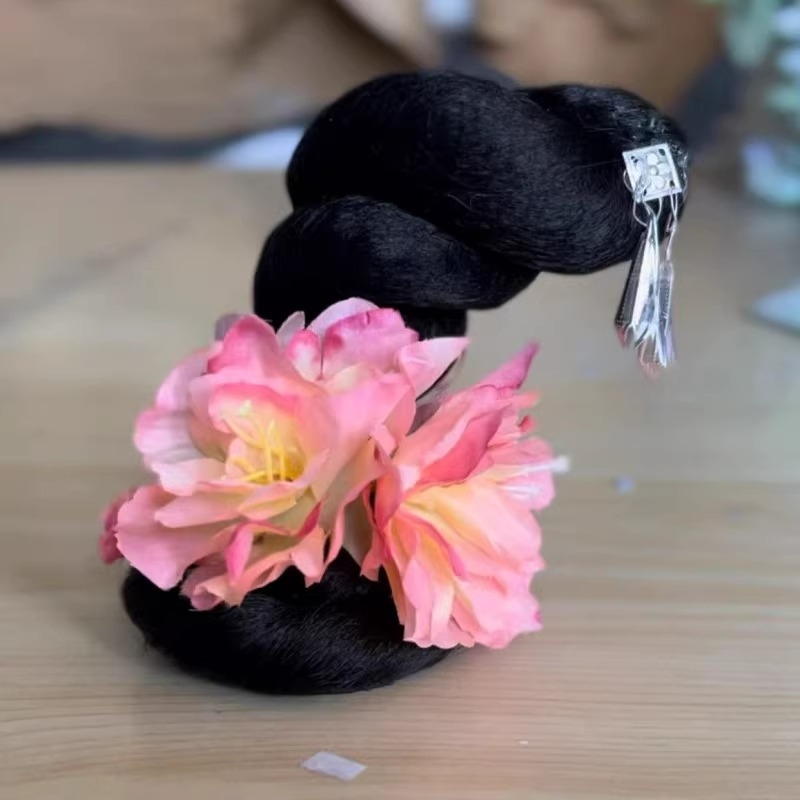 Gyermekeknek készült kínai néptánc jelmez lányoknak, pliszírozott chiffon poliészter anyagból, kínai stílus, 8 éves kortól