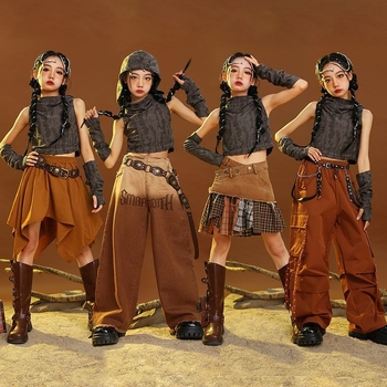 Koreai stílusú gyerekeknek szóló 2 részes ujjatlan felső és rövidnadrág szett, ősz, kötött anyag nyúlszőrrel