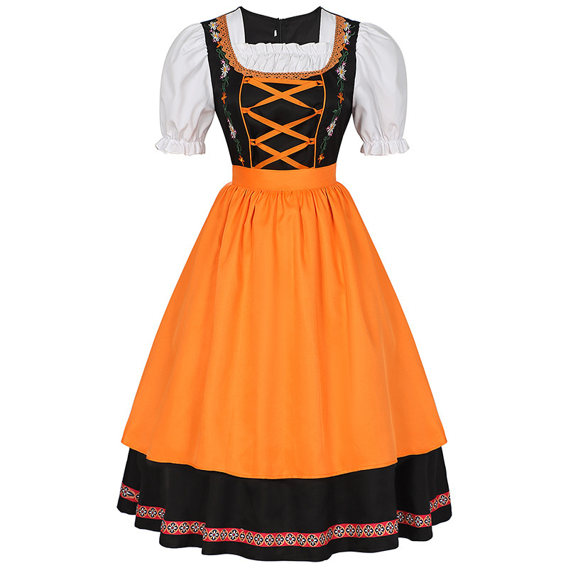 Unisex Bavarski Oktoberfest kostim s hlačama na naramenice, poliester 90–95%, kazališna odjeća, proljeće 2024