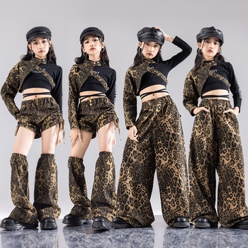 Jazz Dance kostim za djevojčice - korejski stil - pamuk 70% za dječje izvedbene plesne kostime, uzrast 8+, jesen 2024