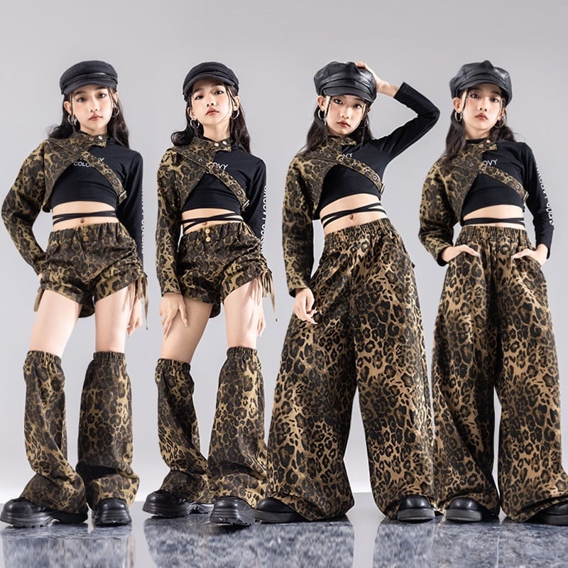 Jazz Dance kostim za djevojčice - korejski stil - pamuk 70% za dječje izvedbene plesne kostime, uzrast 8+, jesen 2024