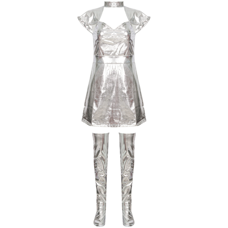 Cosplay kostim za žene — Tin Man inspirirana uniforma, poliester tkanina, Beauty embryo marka, za igre/animaciju