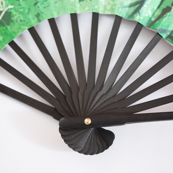 Összecsukható bambusz kézi fan táncgyakorláshoz – kínai stílus, Yuhong márka