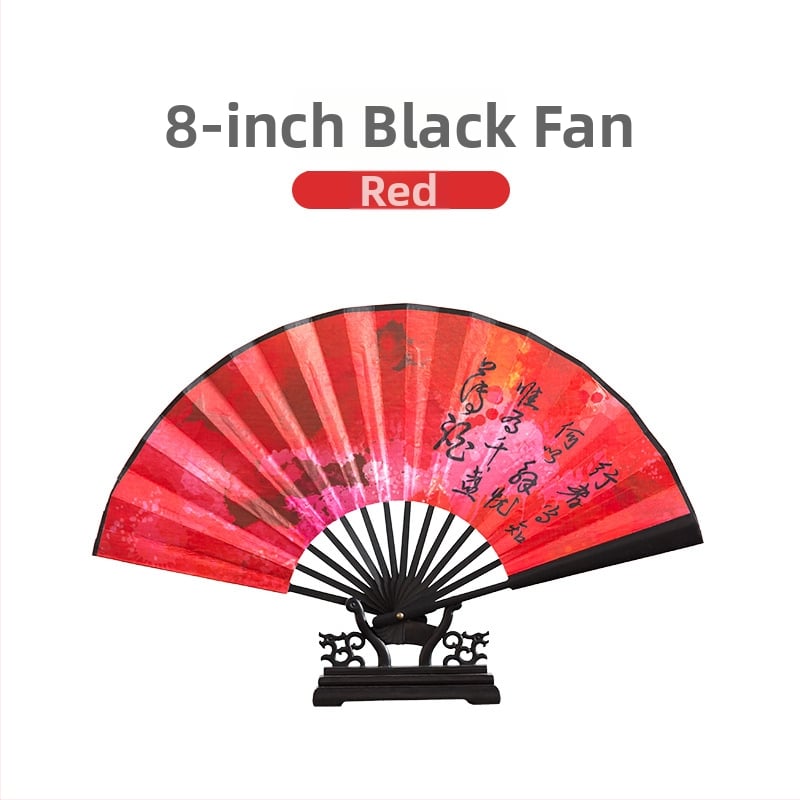 Összecsukható bambusz kézi fan táncgyakorláshoz – kínai stílus, Yuhong márka