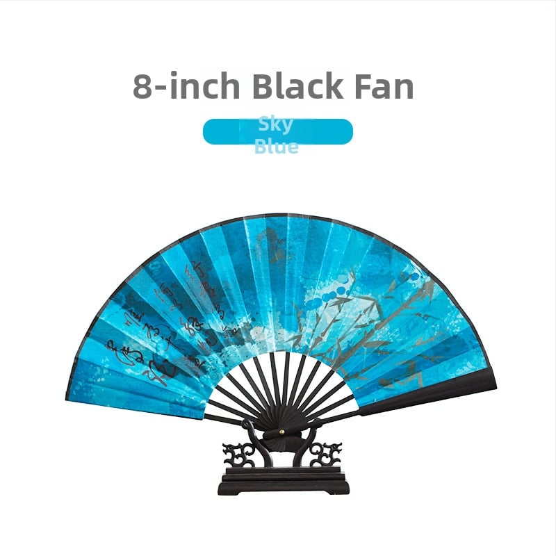 Összecsukható bambusz kézi fan táncgyakorláshoz – kínai stílus, Yuhong márka