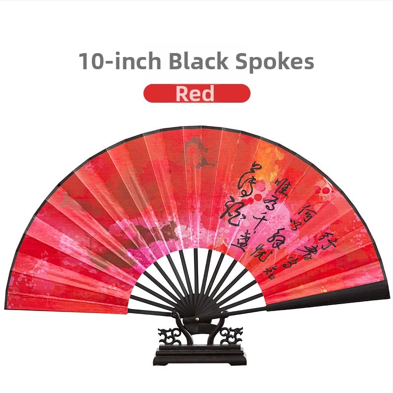 Összecsukható bambusz kézi fan táncgyakorláshoz – kínai stílus, Yuhong márka