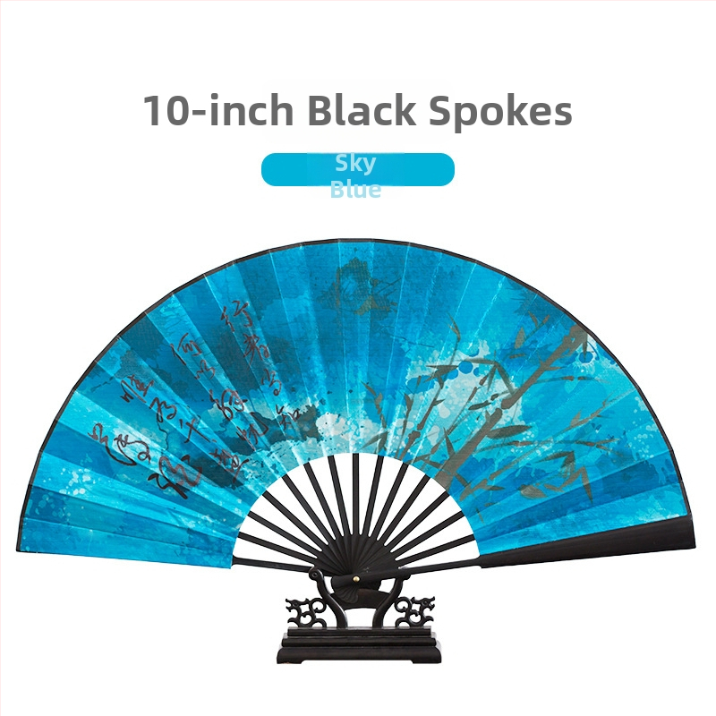 Összecsukható bambusz kézi fan táncgyakorláshoz – kínai stílus, Yuhong márka