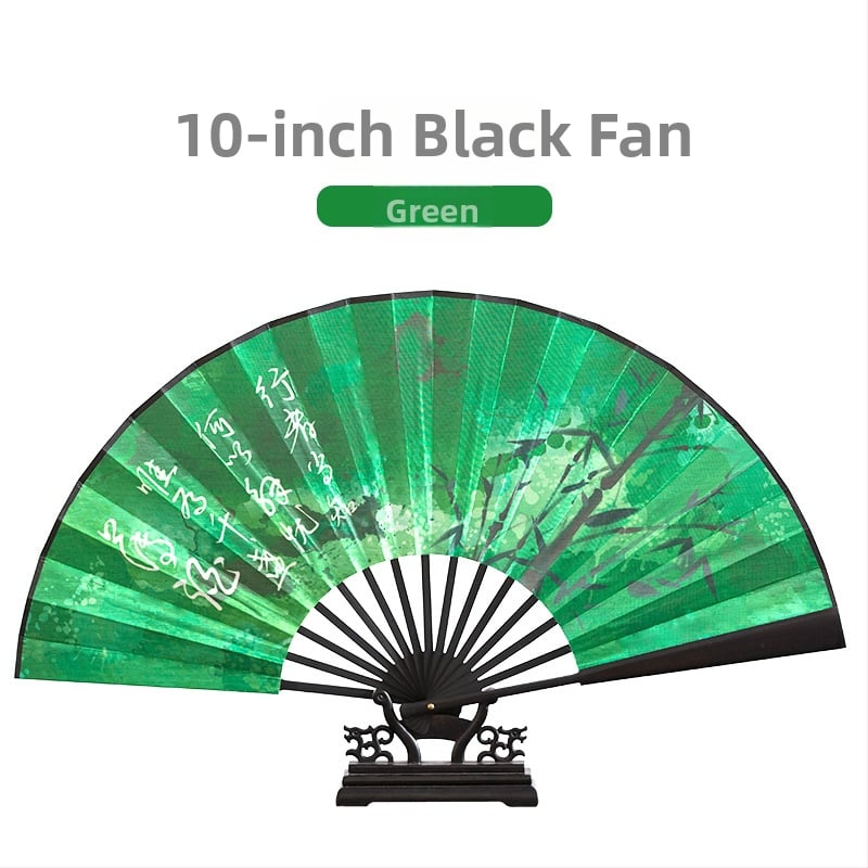 Összecsukható bambusz kézi fan táncgyakorláshoz – kínai stílus, Yuhong márka