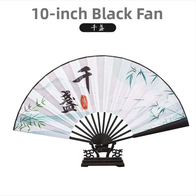 Összecsukható bambusz kézi fan táncgyakorláshoz – kínai stílus, Yuhong márka