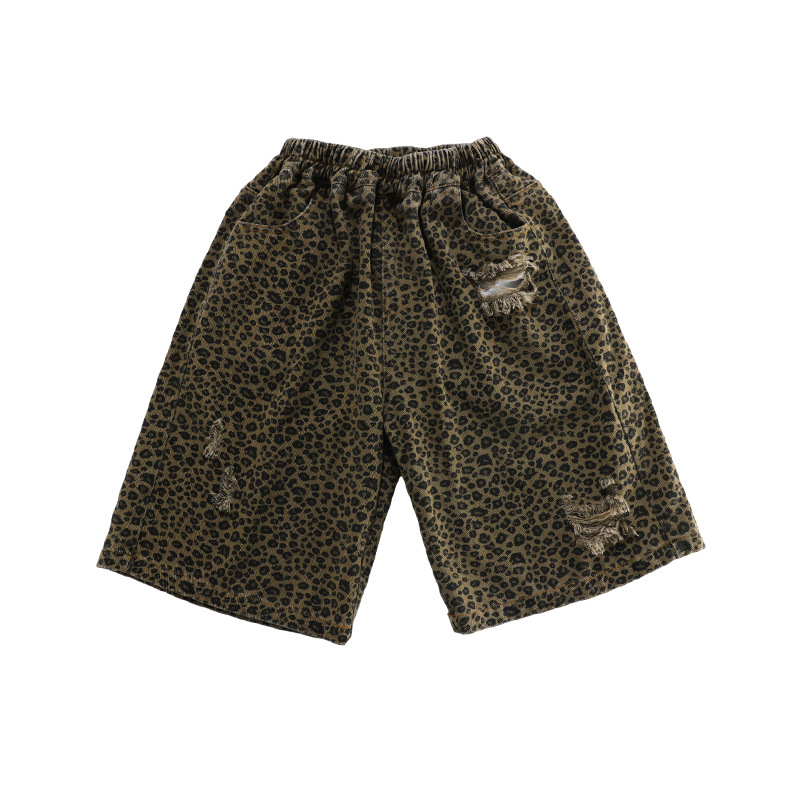 Djevojčice pamukasti prsluk s leopard printom za jazz ples, vježba (ljeto; 85% pamuk; 8+ godina)