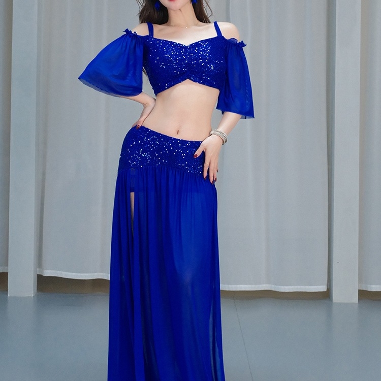 Set kostima za belly dance – mrežasto tkanje, PVC glavni materijal (≤30%), proljeće 2025, kineski stil, literarno retro