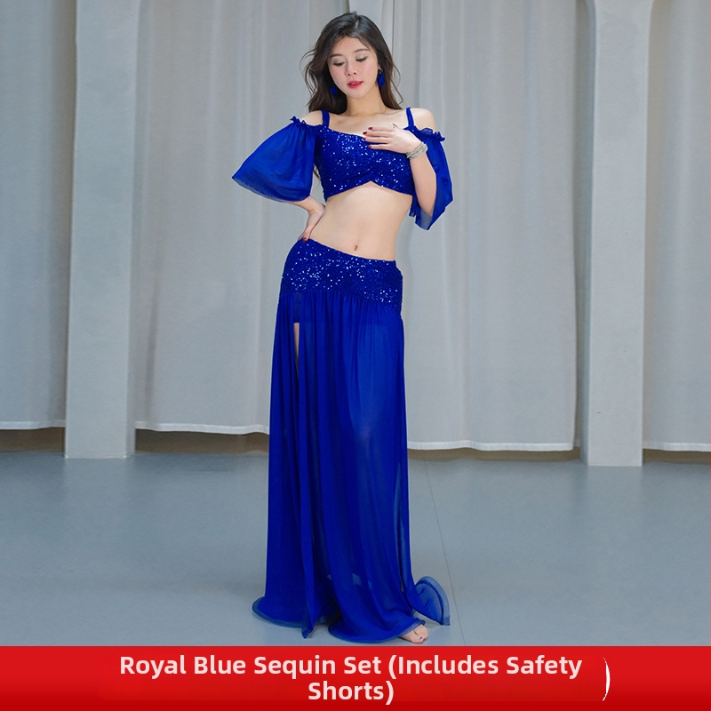 Sada kostýmov pre belly dance – sieťovina, hlavný materiál PVC (≤30%), jar 2025, čínsky štýl, literárny retro