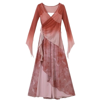 Kineski stil kostim za ples trbuha s gazom tkaninom - poliester 90–95%, muški model, ljeto 2022