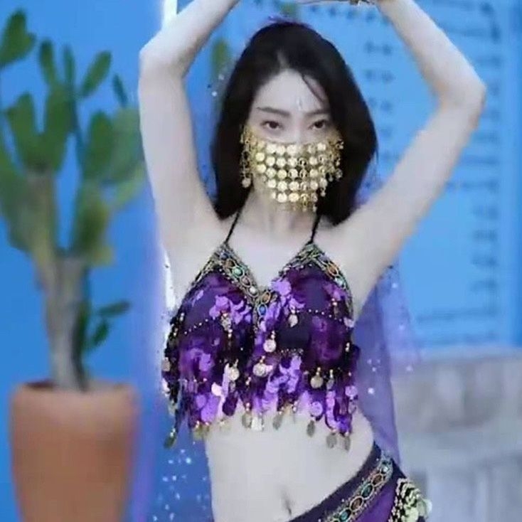 Hasizom tánc színpadi ruha készlet — indiai stílus, kínai irodalmi retro dizájnnal, TR anyag, PVC legfeljebb 30%, organikus pamut legfeljebb 30%, tavasz 2025