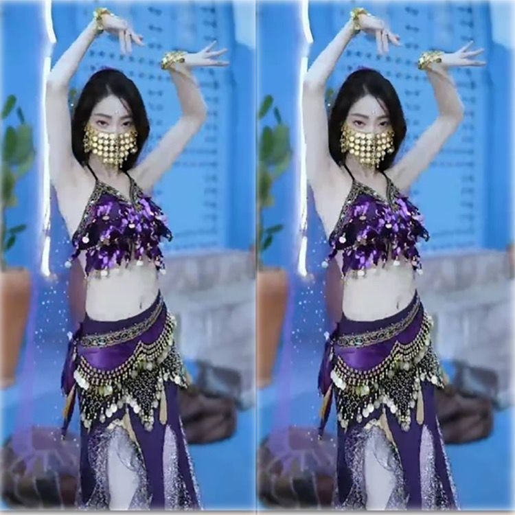 Hasizom tánc színpadi ruha készlet — indiai stílus, kínai irodalmi retro dizájnnal, TR anyag, PVC legfeljebb 30%, organikus pamut legfeljebb 30%, tavasz 2025