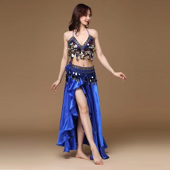 Set de dans Belly dance pentru femei — iarnă 2025, șifon, PVC 50–70%, alte componente sub 30%, stil literar retro, fără guler