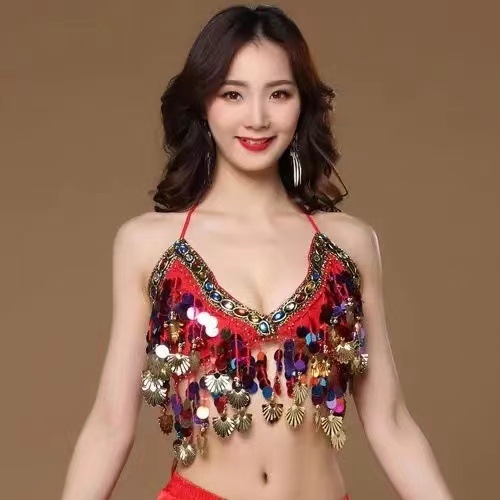 Set de dans Belly dance pentru femei — iarnă 2025, șifon, PVC 50–70%, alte componente sub 30%, stil literar retro, fără guler