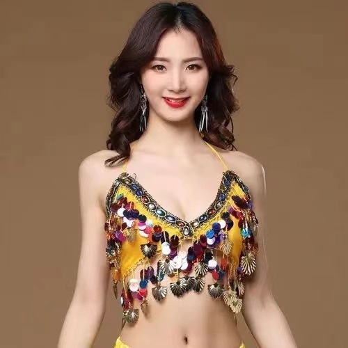 Set de dans Belly dance pentru femei — iarnă 2025, șifon, PVC 50–70%, alte componente sub 30%, stil literar retro, fără guler