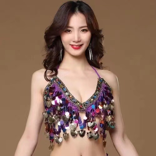 Set de dans Belly dance pentru femei — iarnă 2025, șifon, PVC 50–70%, alte componente sub 30%, stil literar retro, fără guler