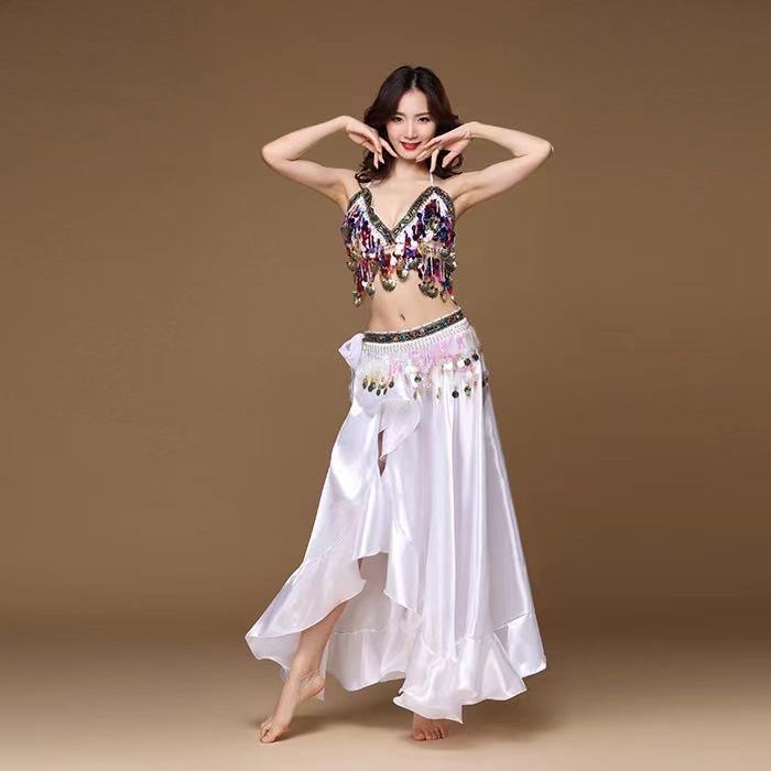 Set de dans Belly dance pentru femei — iarnă 2025, șifon, PVC 50–70%, alte componente sub 30%, stil literar retro, fără guler