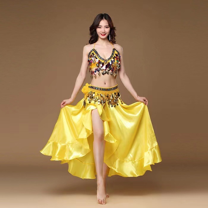 Set de dans Belly dance pentru femei — iarnă 2025, șifon, PVC 50–70%, alte componente sub 30%, stil literar retro, fără guler