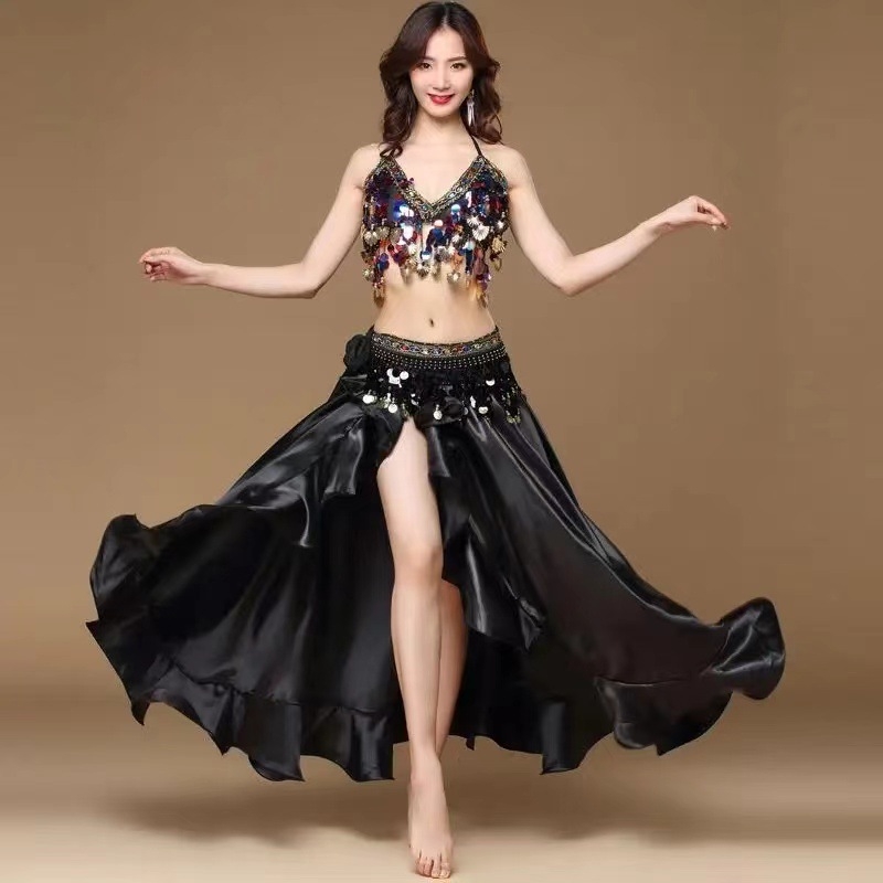 Set de dans Belly dance pentru femei — iarnă 2025, șifon, PVC 50–70%, alte componente sub 30%, stil literar retro, fără guler