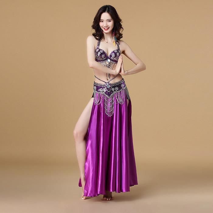 Costum Belly Dance, țesătură PVC (conținut 90–95%), țesătură Tr, stil Chinezesc, retro literar, primăvara 2025