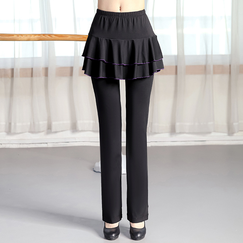 Pantalone za square dance (culotte) s Milk Silk tkaninom – 91% poliester, podstava Milk Silk, za sve sezone, ženski
