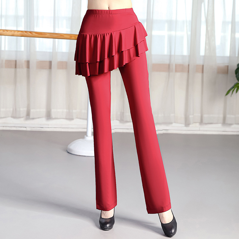 Pantalone za square dance (culotte) s Milk Silk tkaninom – 91% poliester, podstava Milk Silk, za sve sezone, ženski