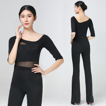 Kostim za moderni ples za žene — Milk Silk tkanina s 50% elastana, podstava Milk Silk s 50% elastana, pogodan za pozornicu, belly dance, latin i narodne plesove