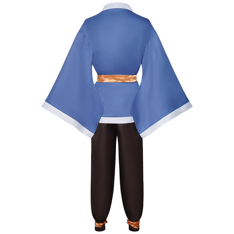 Costum taoist Taiyi pentru dans popular, ținuta unisex din Chenille și Spandex, cu Dusting Fan și Headwear (Primăvara 2025)