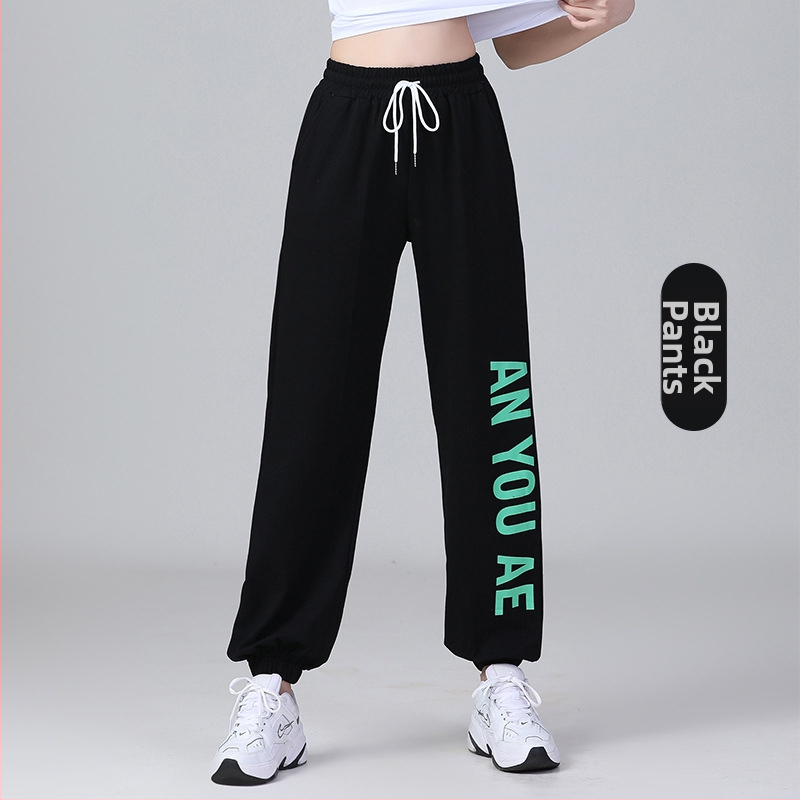 Odeća za square dance: kratke rukave T‑shirt s alfabetnim printom i trenirke; pamuk 94% s podstavom spandeksa 6%; za odrasle žene; pogodno za proljeće-ljeto-jesen; za square dance, hip-hop, belly dance