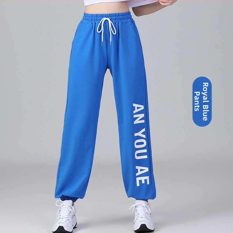 Odeća za square dance: kratke rukave T‑shirt s alfabetnim printom i trenirke; pamuk 94% s podstavom spandeksa 6%; za odrasle žene; pogodno za proljeće-ljeto-jesen; za square dance, hip-hop, belly dance