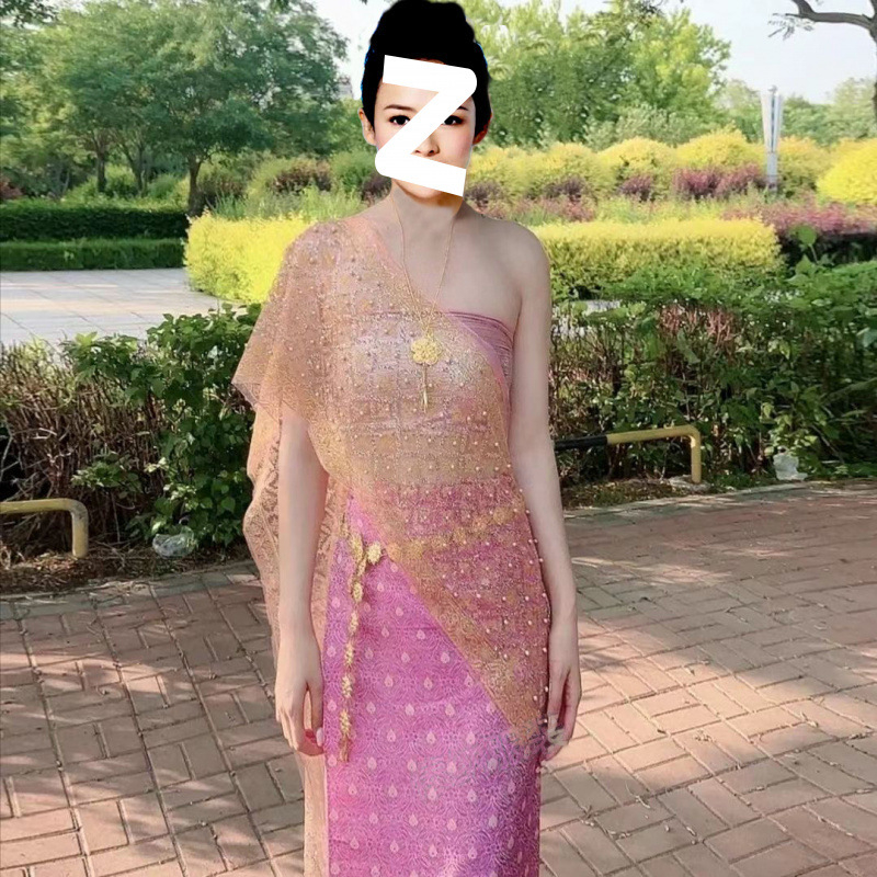 Etno stil scenski set za belly dance – satenski poliester; glavni materijal 95%+ poliester; sekundarni 30–50% poliester; lansirano ljeto 2022