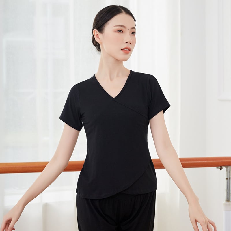 Топ за модерен танц за тренировки – женски слим фит, Modal плат 95%, подплата Modal 95%, подходящ за всички сезони