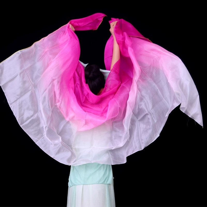 Копринен шал за танц на корема, ръчно хвърлян реквизит за тренировка (За възрастни, Пролет 2025, Бранд: Друг)