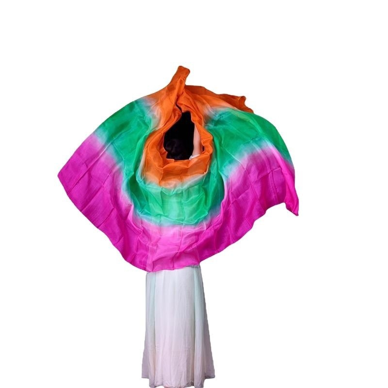 Копринен шал за танц на корема, ръчно хвърлян реквизит за тренировка (За възрастни, Пролет 2025, Бранд: Друг)