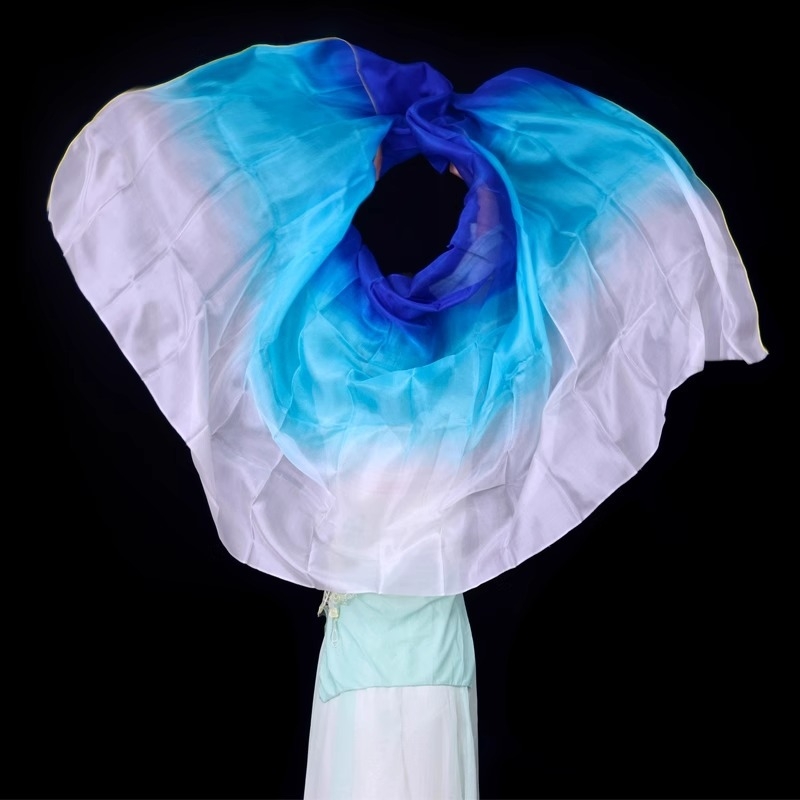 Копринен шал за танц на корема, ръчно хвърлян реквизит за тренировка (За възрастни, Пролет 2025, Бранд: Друг)