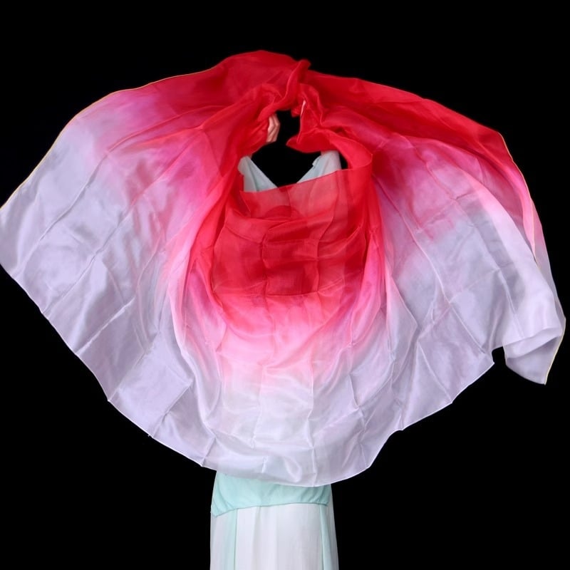 Копринен шал за танц на корема, ръчно хвърлян реквизит за тренировка (За възрастни, Пролет 2025, Бранд: Друг)