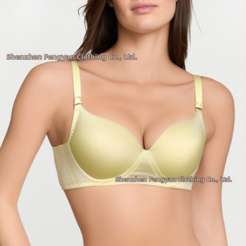 Бюстгальтер за Belly Dance с 3/4 чашка, тънка формована чашка, свалящи се двойни презрамки, двойни катарами на гърба, нейлонов външен плат с памучна подплата